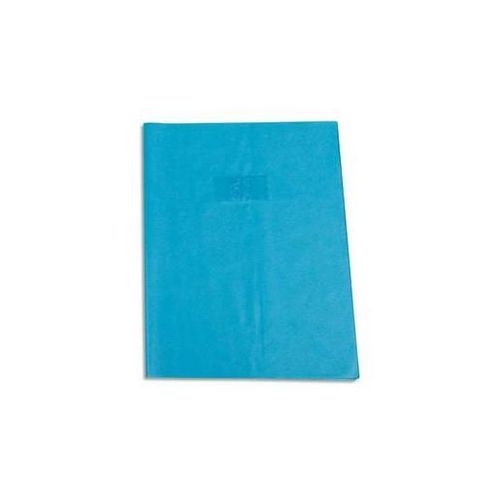 Clairefontaine  Protège-Cahier Grain Cuir 20/100ème 24x32 Bleu Clair
