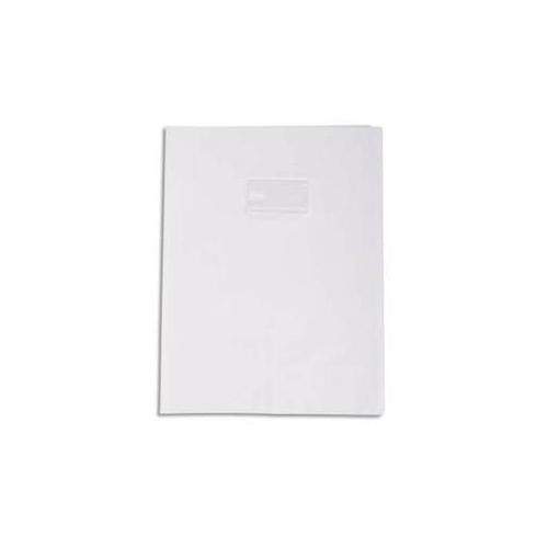 Clairefontaine  Protège-Cahier Grain Cuir 20/100ème 24x32 Blanc