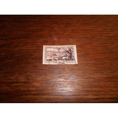 Timbre De La Sarre Oblitéré N°114 Y&t. (1927).   Vallée De Gudingen