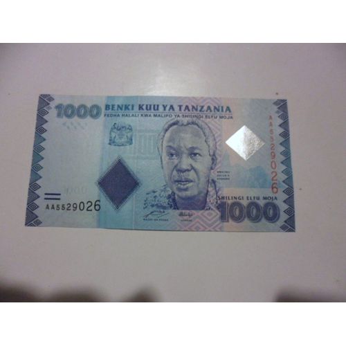 Tanzanie 1000 Shilingi  Nd  Neuf/Unc !!
