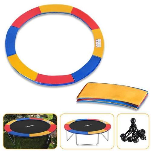 Aufun 305cm Coussin De Sécurité De Trampoline, Résistant Aux Uv, Résistant Aux Déchirures, 30 Cm De Large, Multicoloré