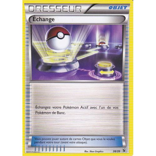 Carte Pokemon - Dresseur Objet - Echange - 38/39 - Bienvenue A Kalos - Edition X Et Y -