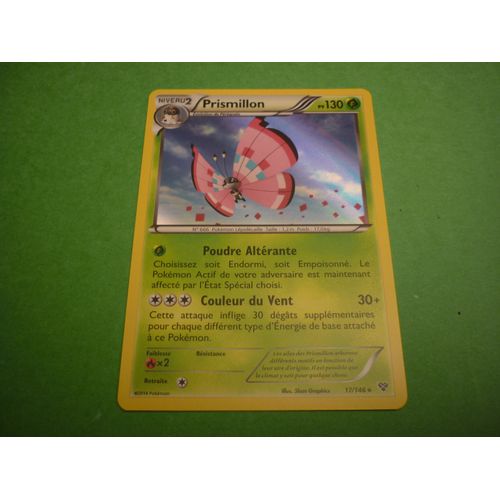 Carte Pokemon Francaise Holographique Serie Xy Prismillon 130pv 17/146