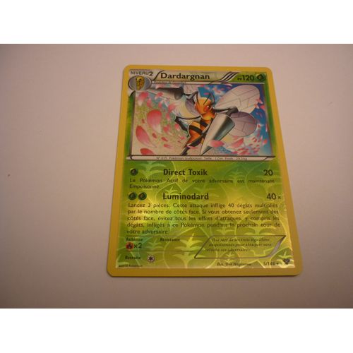 Carte Pokemon Francaise Reverse Serie Xy Dardargnan 120pv 5/146