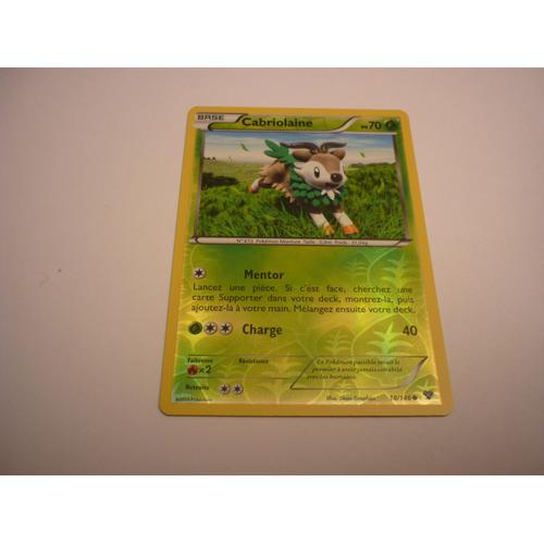 Carte Pokemon Francaise Reverse Serie Xy Cabriolaine 70pv 18/146