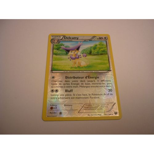 Carte Pokemon Francaise Reverse Serie Xy Delcatty 80pv 105/146