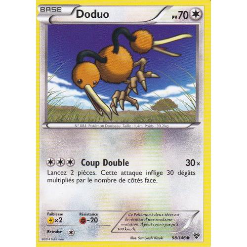 Carte Pokemon - Doduo - 98/146 - Edition X Et Y -