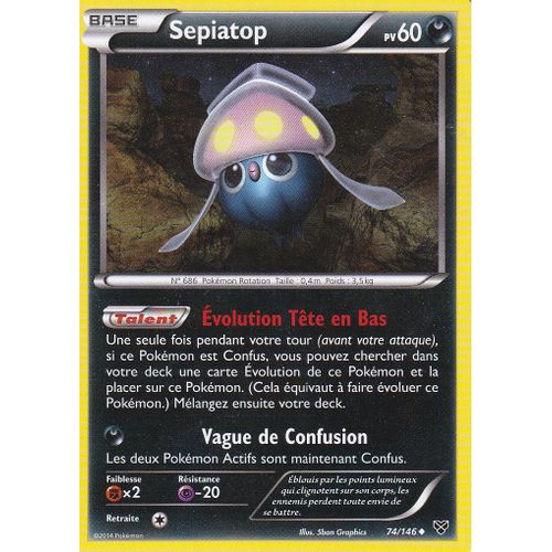 Carte Pokemon - Sepiatop - 74/146 - Edition X Et Y -