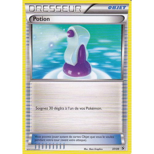 Carte Pokemon - Dresseur Objet - Potion - 37/39 - Bienvenue A Kalos - Edition X Et Y -
