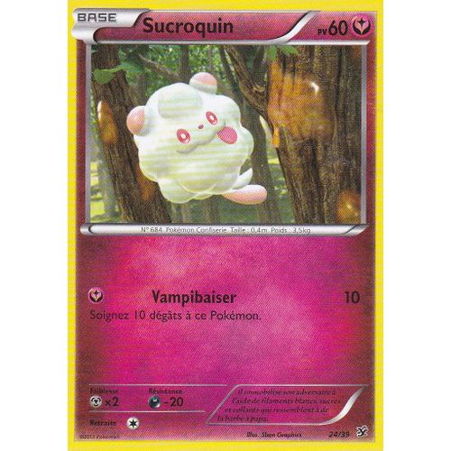 Carte Pokemon  Sucroquin - 24/39 - Bienvenue A Kalos -
