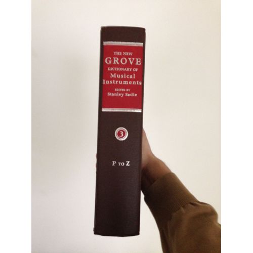 The New Grove Dictionary Musical Instruments Vol.3
