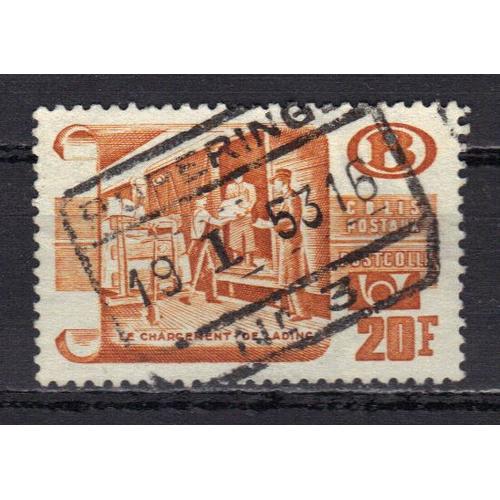 Belgique 1950 : Chargement - Timbre Des Colis Postaux 20 F. Brun-Orange Oblitéré