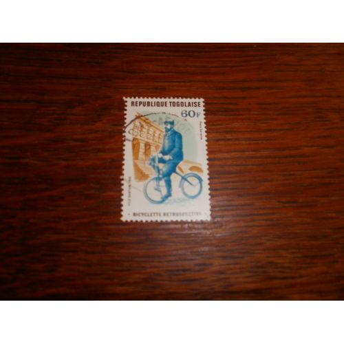 Timbre Oblitéré Du Togo Sans Charnière.  Vélo Bantam De 1896.