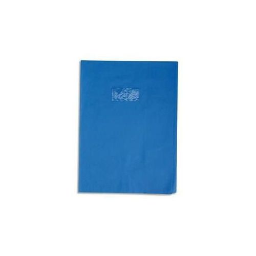 Clairefontaine  Protège-Cahier Grain Cuir 20/100ème 24x32 Bleu Victoria