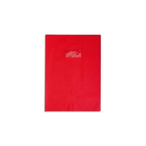 Clairefontaine  Protège-Cahier Grain Cuir 20/100ème 24x32 Rouge Groseille