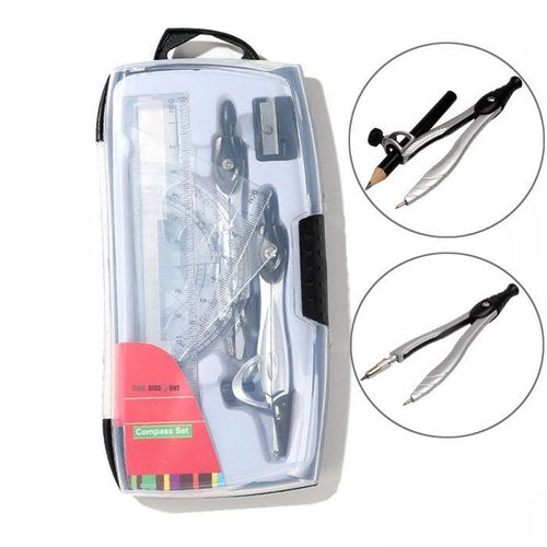 Système Compas Stop Crayon Td® 10pcs Outils De Dessin Pour La Géométrie Set De Papeterie Pour Étudiants