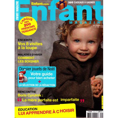 Enfant Magazine  N° 412 : Argus Des 200 Prénoms Tendance/Dossier Jouets De Noel