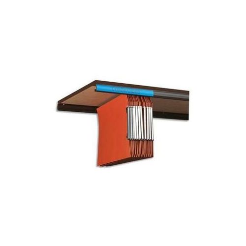 Oblique Az Jeu De 2 Rails Plastique Noir Pour Dossiers Suspendus