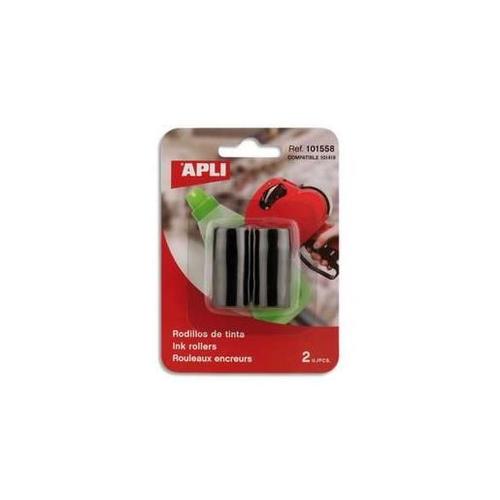 Apli-Agipa Blister De 2 Rouleaux Encreur Pour Pince 101418 101558