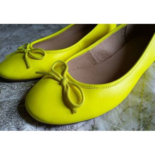 Ballerines 3 Suisses Collection Taille 37 Jaune Fluo
