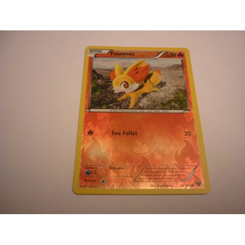 Carte Pokemon Francaise Reverse Serie Xy Feunnec 50pv 24/146