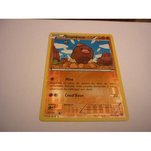 Carte Pokemon Francaise Reverse Serie Xy Taupiqueur 58/146