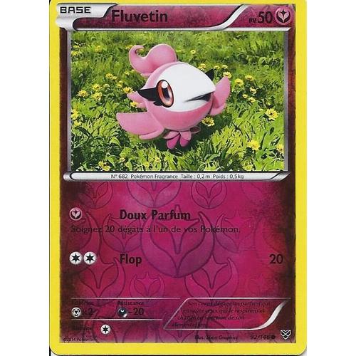 Carte Pokemon Francaise Reverse Serie Xy Fluvetin 50pv 92/146