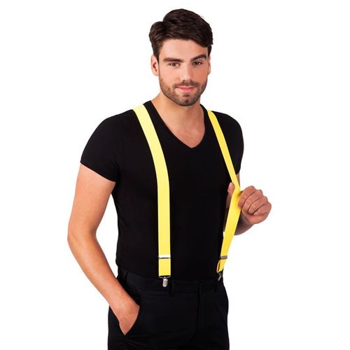 Bretelles Néon Jaune