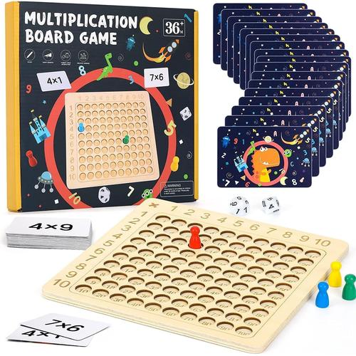 Table De Multiplication En Bois,Tableau De Multiplication,Jeu Table De Multiplication,Jeu De Soci¿¿T¿¿ De Multiplication Montessori,Jeu Multiplication,Jeu De Soci¿¿T¿¿ En Bois De Table