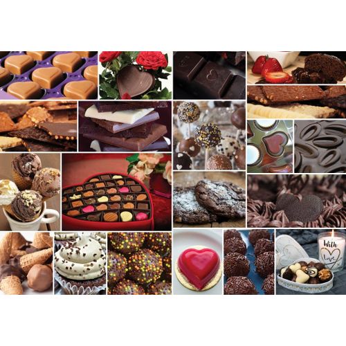 Collage - In Love With Chocolate - Puzzle 2000 Pièces