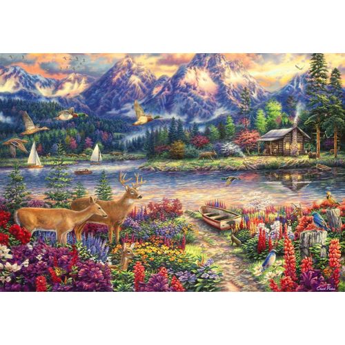 Chuck Pinson - Spring Mountain Majesty - Puzzle 1000 Pièces