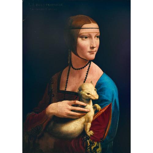 Leonardo Da Vinci - Lady With An Ermine, 1489 - Puzzle 1000 Pièces