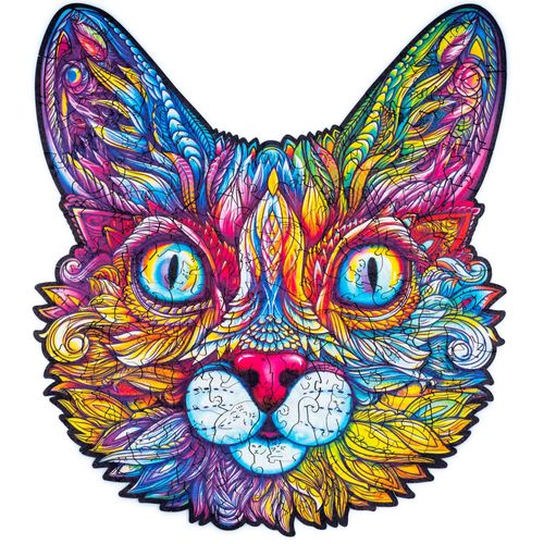 Chat Impressionnant - Taille S - Puzzle 100 Pièces