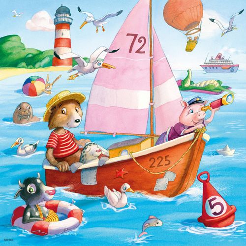 Sur L'eau - Puzzle 49, 49 Et 49 Pièces