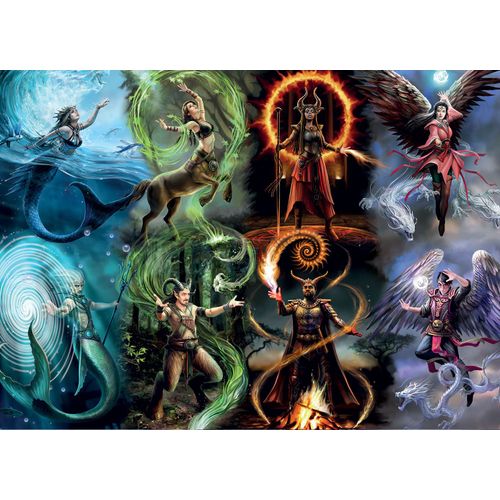 Anne Stokes - Elemental Magic - Puzzle 1000 Pièces