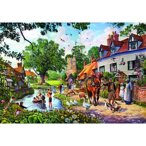 A Village In Summer - Puzzle 1000 Pièces