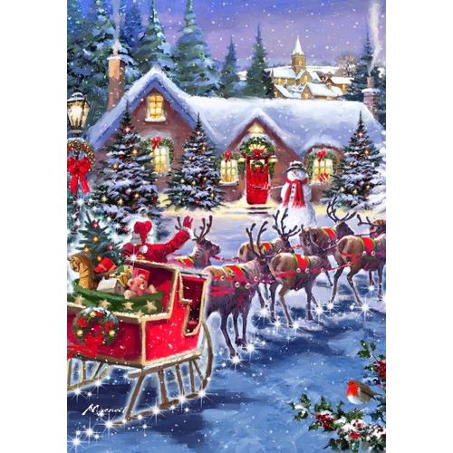 Santa And Sleigh - Puzzle 1000 Pièces