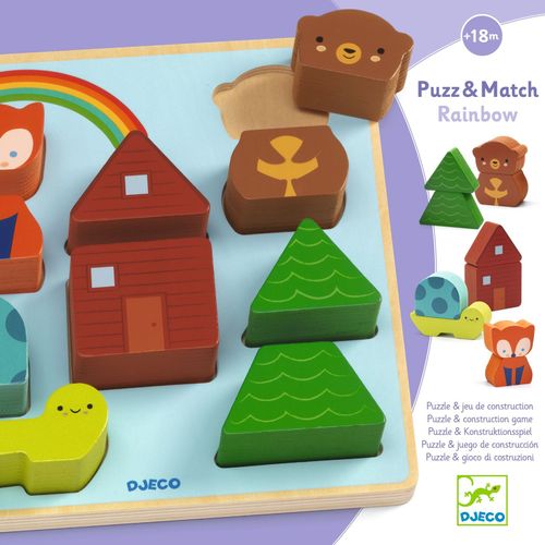 Puzz & Match Arc-En-Ciel - Puzzle 10 Pièces
