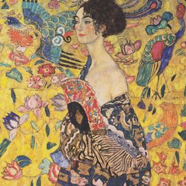 Gustav Klimt : Dame À L'éventail, 1917-1918 - Puzzle 1000 Pièces