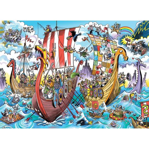 Le Voyage Des Vikings - Puzzle 350 Pièces