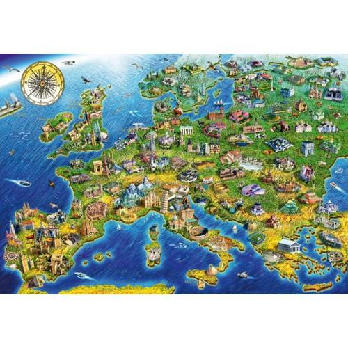 European Landmarks - Puzzle 1000 Pièces