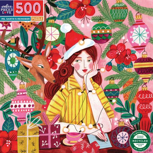 Ms. Santa's Reindeer - Puzzle 500 Pièces