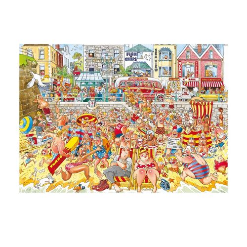 Wasgij Retro Original 8 - Raz De Marée - Puzzle 1000 Pièces