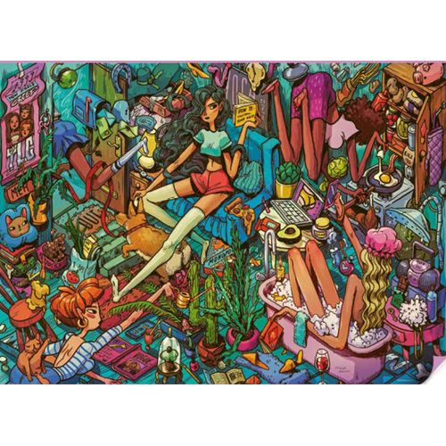 Homely Housemates - Puzzle 1000 Pièces