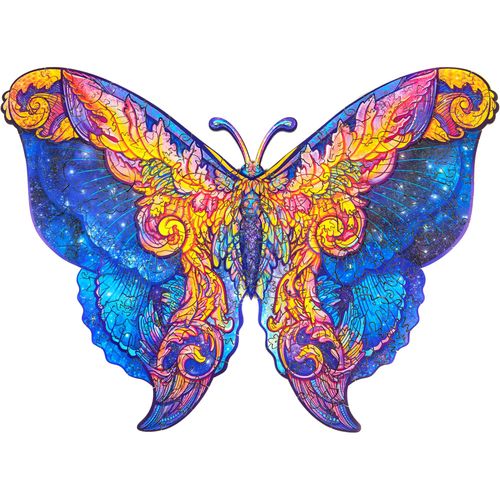 Papillon Intergalactique - Taille M - Puzzle 199 Pièces
