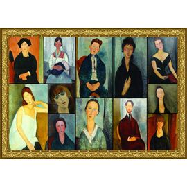 La Peinture De Modigliani - Puzzle 2000 Pièces