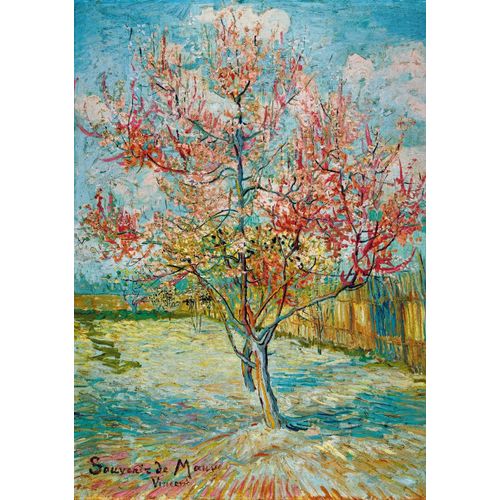 Vincent Van Gogh - Pink Peach Trees (Souvenir De Mauve), 1888 - Puzzle 1000 Pièces
