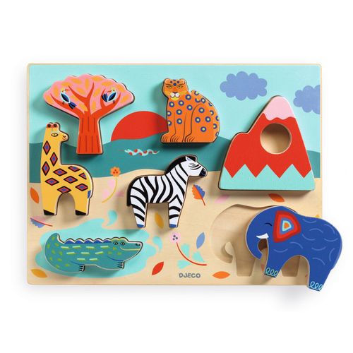 Histoire De Savane - Puzzle 6 Pièces