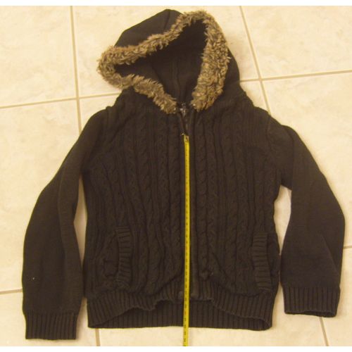 Gilet Vynil Fraise Noir 6 Ans