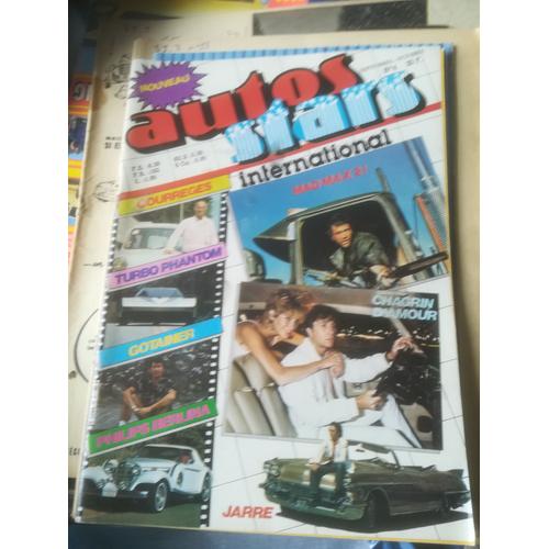 Auto Stars 4 De 1982 Jarre,Les Forbans,Mercedes 300 Sl,Gullwing Car,Mad Max 2,Courreges,Philips Berlina,Gotainer,La Gatsby,Turbo Phantom